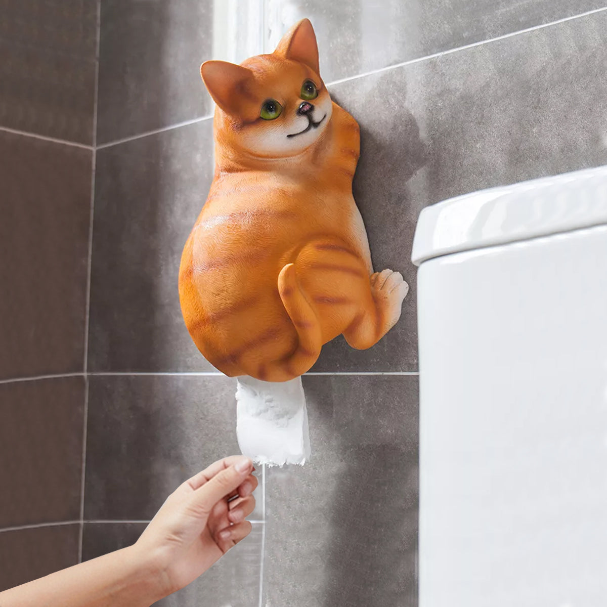 Hanging Animal Toilet Paper Dispenser